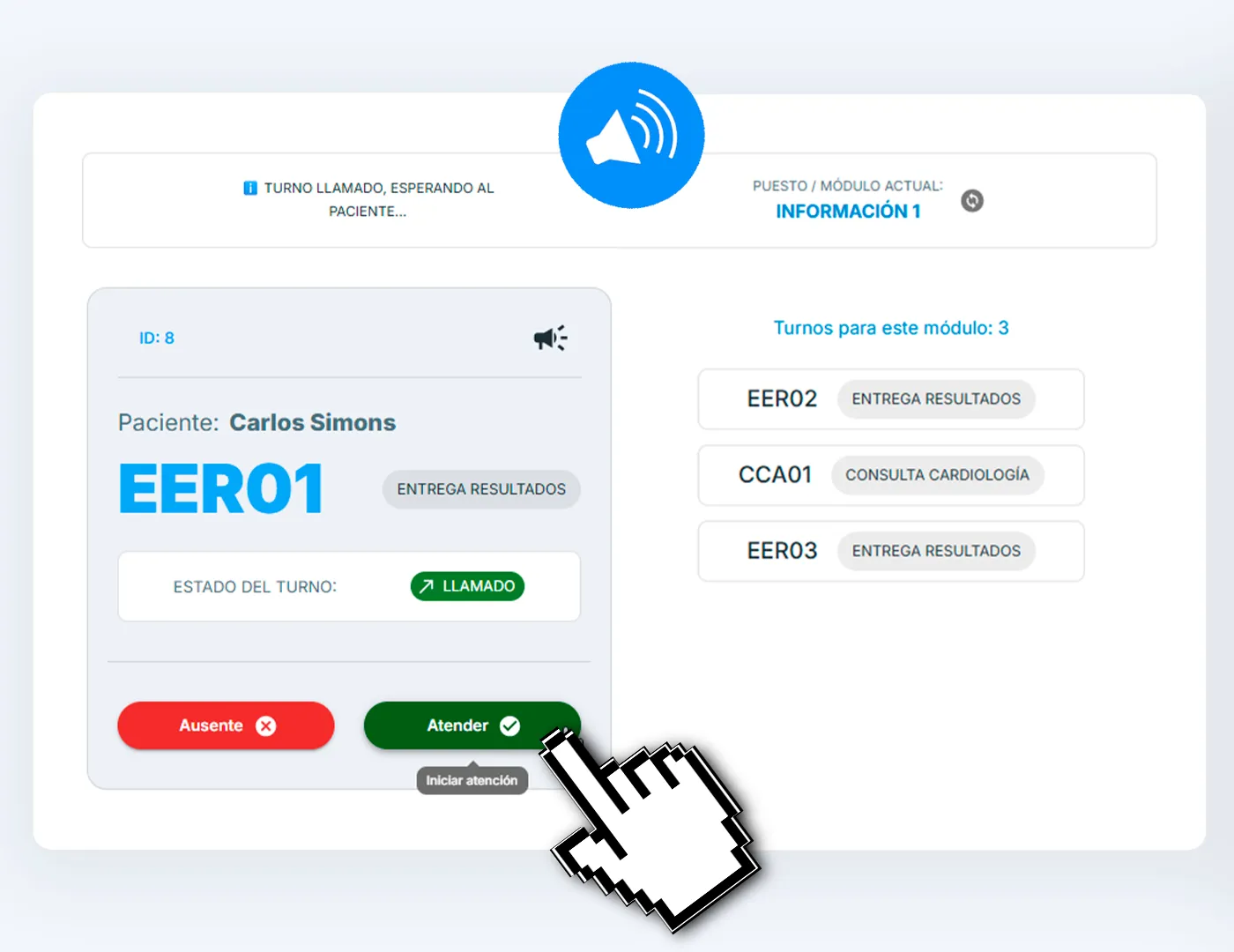 Panel de Control TurnApp - Vista 4