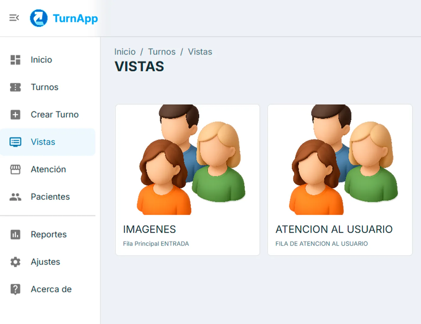 Panel de Control TurnApp - Vista 5
